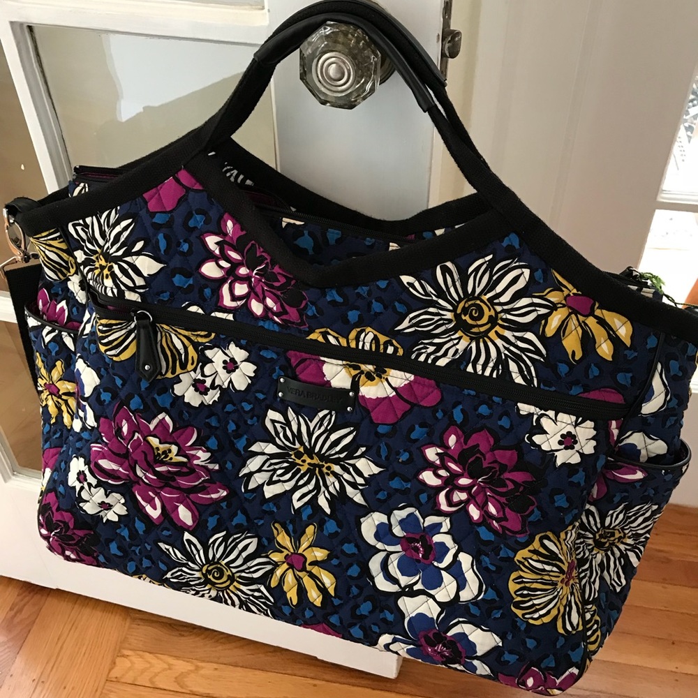Vera Bradley African Violet Overnight Bag, NWT!